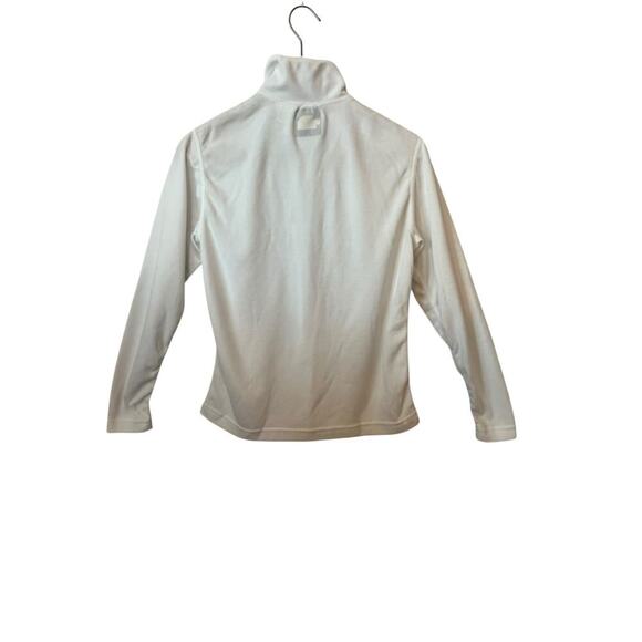 THE NORTH FACE WOMENS 3/4 ZIP COLLARED LONG SLEEVE PULL OVER WHITE SIZE S - Picture 2 of 12